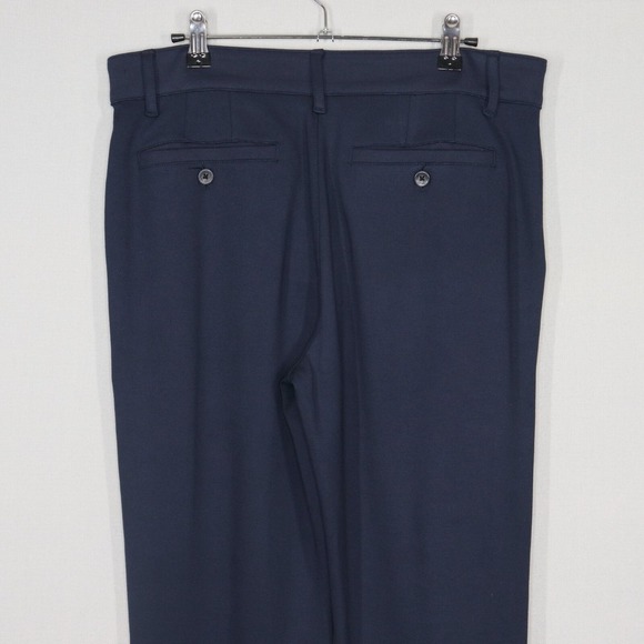 True Classic Pants Mens 32x32 Blue Chino Slim Commuter Work Stretch Tech Comfort - Picture 6 of 6